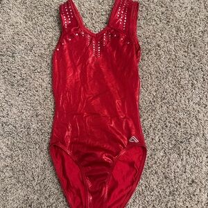 Elegant Red Women's Bodysuit